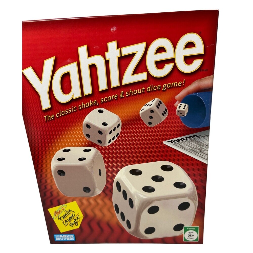 Parker Brothers Board Game Yahtzee 2005 Complete Red Box